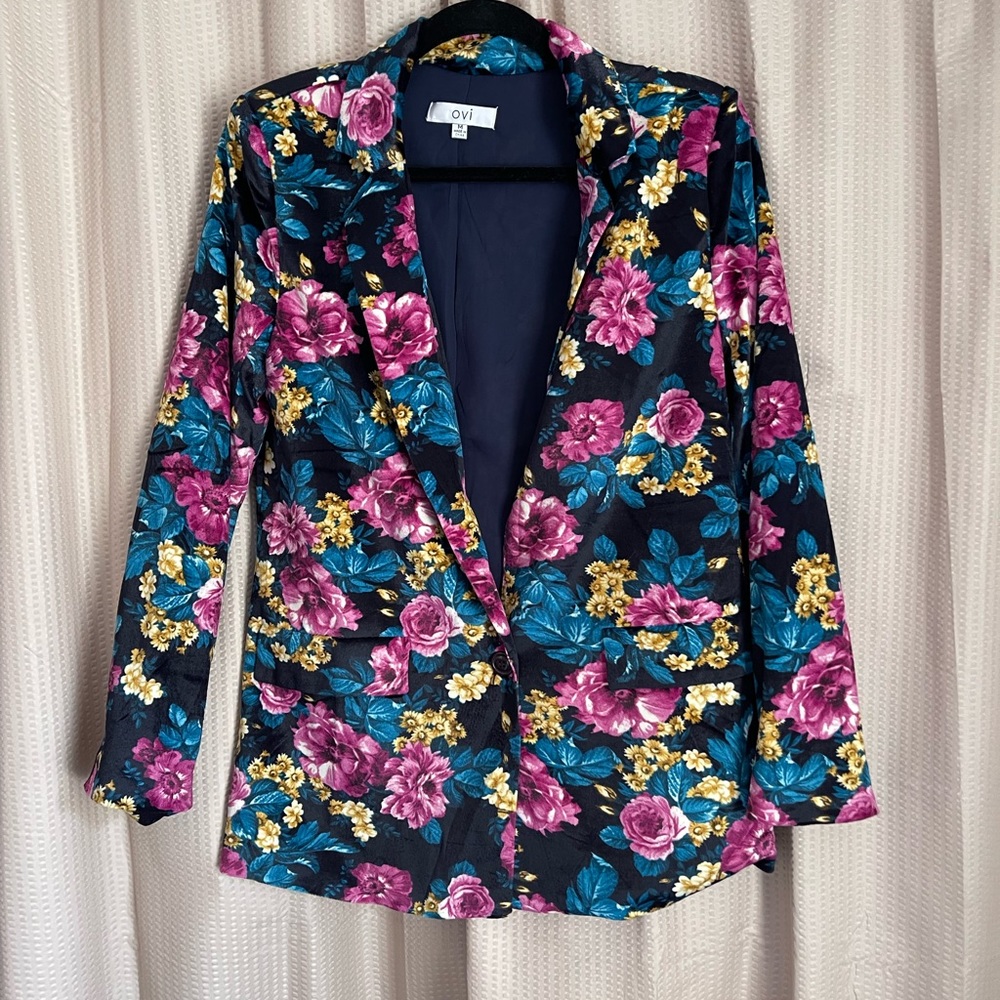 Velvet blazer